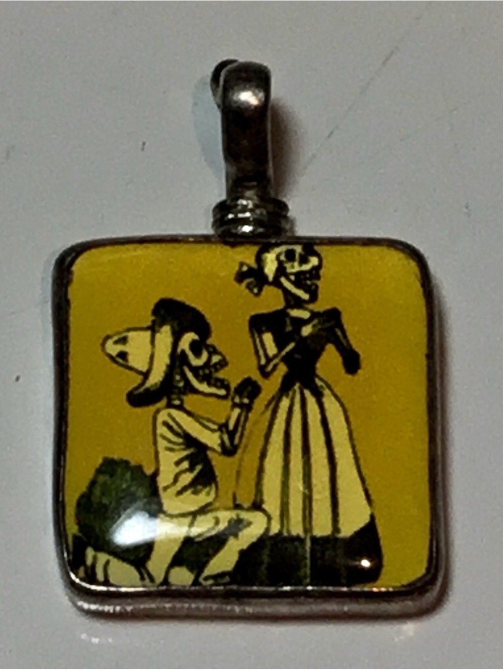 Coreen Cordova Que Milagro Skeleton Pendant Sterling Silver